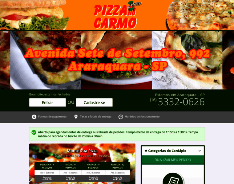 Pizzanocarmo.com.br thumbnail