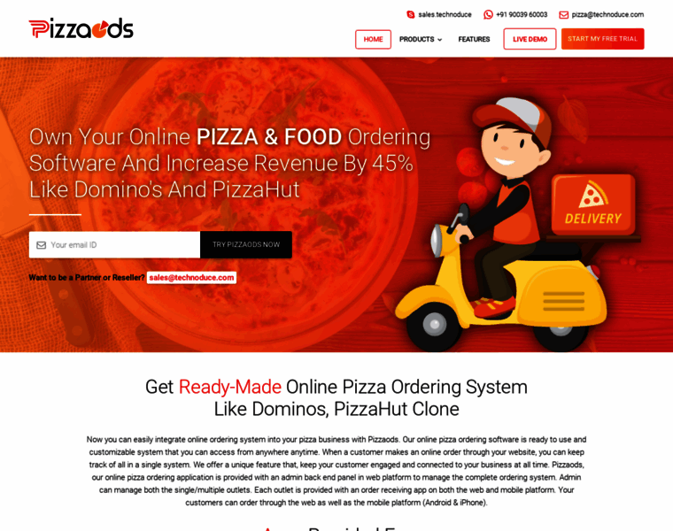 Pizzaods.com thumbnail