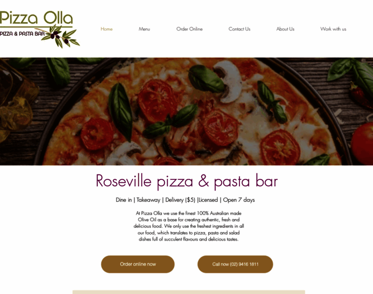 Pizzaolla.com.au thumbnail