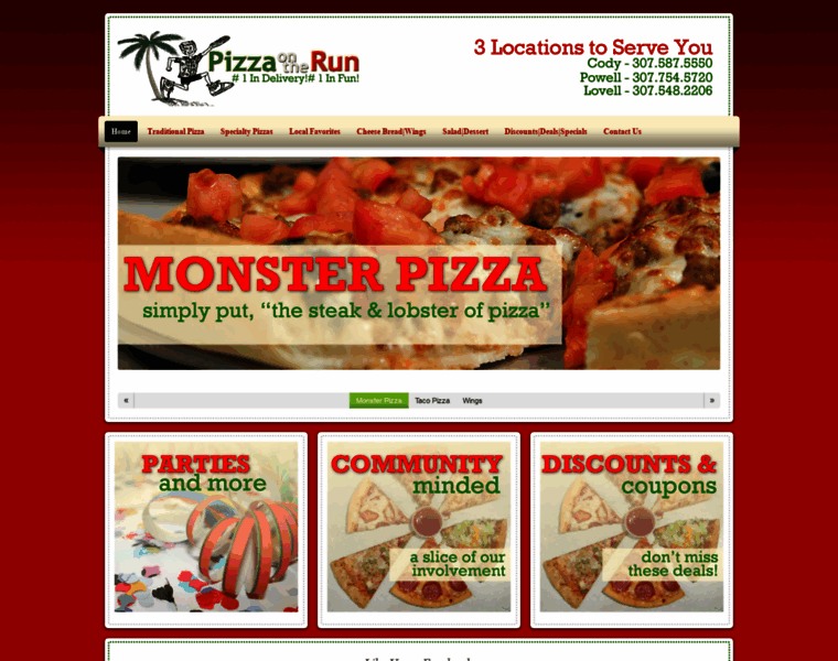 Pizzaontherun.com thumbnail