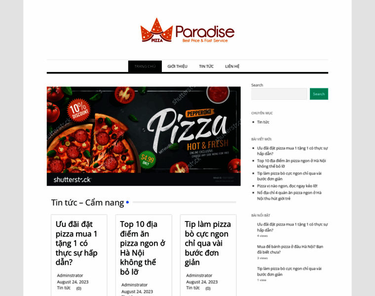 Pizzaparadise.vn thumbnail