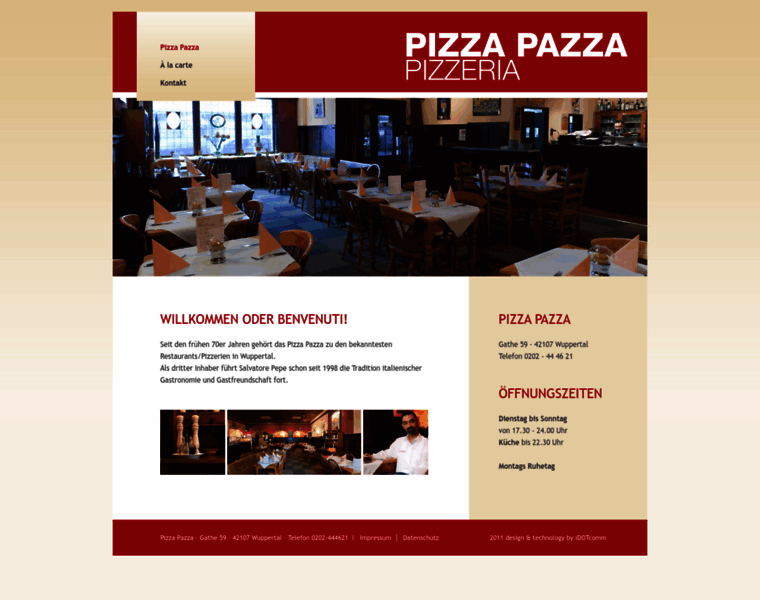 Pizzapazza-wuppertal.de thumbnail