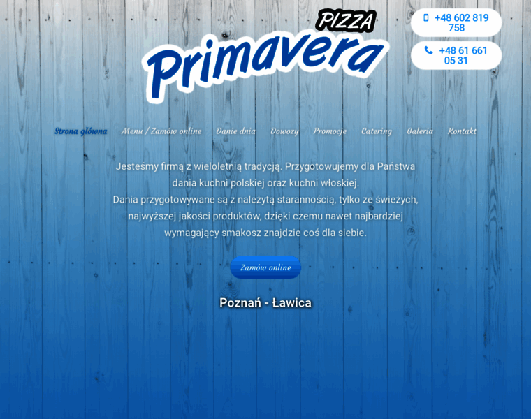 Pizzaprimavera.pl thumbnail
