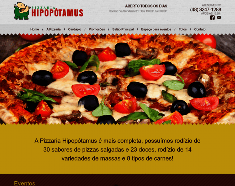 Pizzariahipopotamus.com.br thumbnail