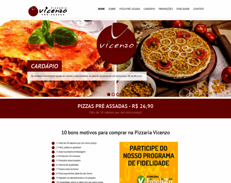 Pizzariavicenzo.com.br thumbnail