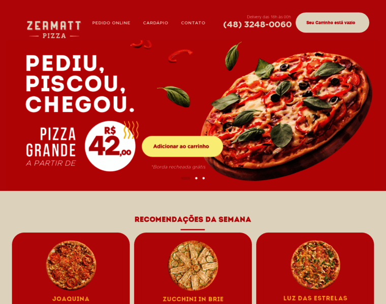 Pizzariazermatt.com.br thumbnail