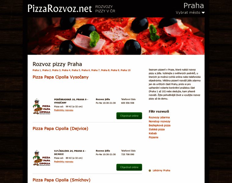 Pizzarozvoz.net thumbnail