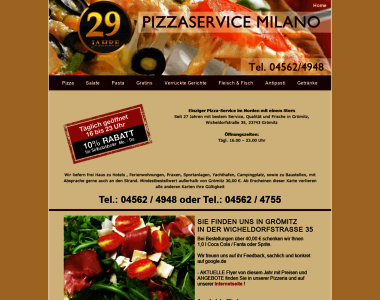 Pizzaservice-milano.de thumbnail