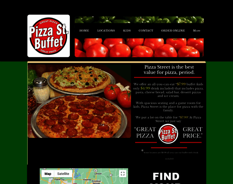 Pizzastreetbuffet.com thumbnail
