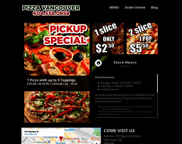 Pizzavancouver.ca thumbnail