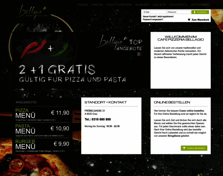 Pizzeria-bellagio.at thumbnail