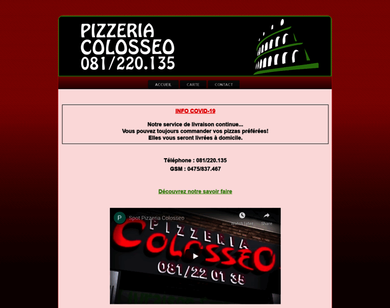 Pizzeria-colosseo.be thumbnail