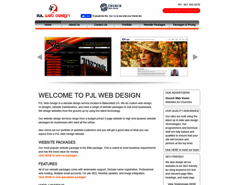 Pjlwebdesign.com thumbnail