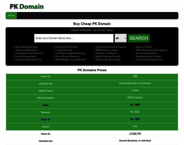 Pk-domains.com thumbnail