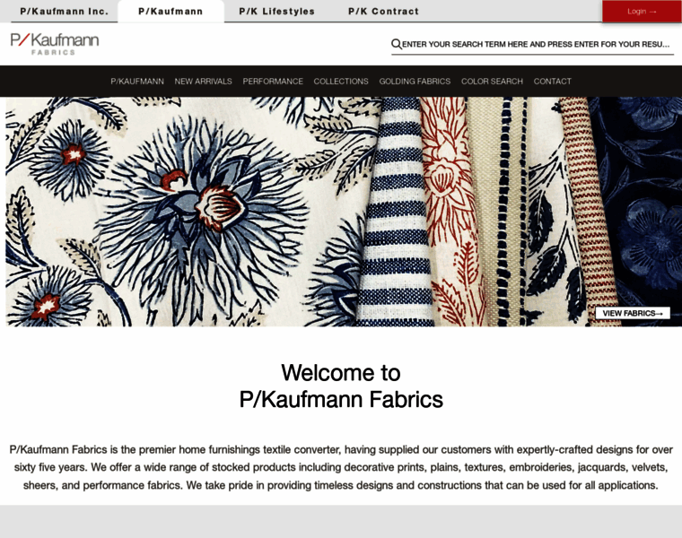 Pkaufmannfabrics.com thumbnail