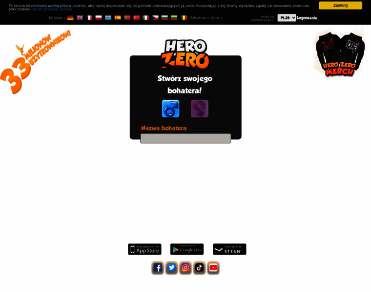 Pl.herozerogame.com thumbnail