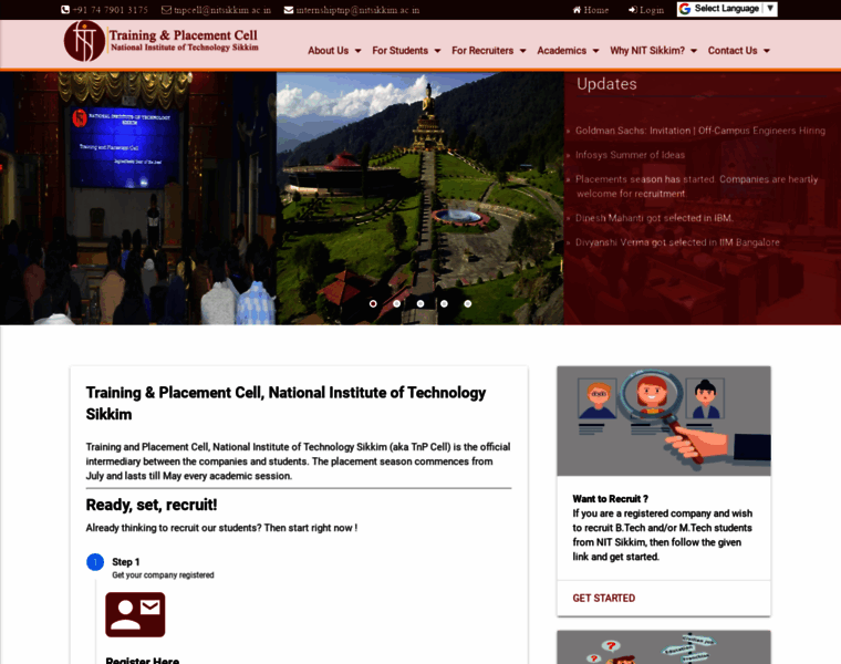 Placement.nitsikkim.ac.in thumbnail
