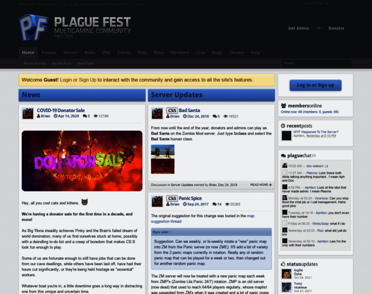 Plaguefest.com thumbnail
