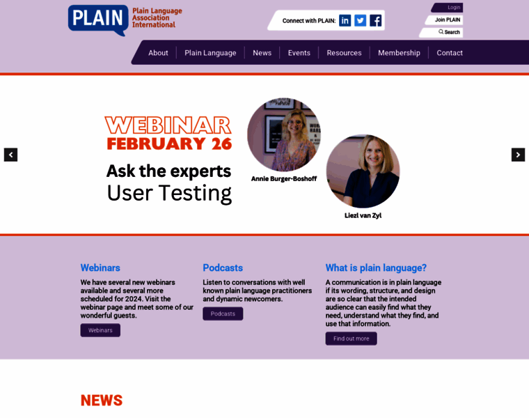 Plainlanguagenetwork.org thumbnail