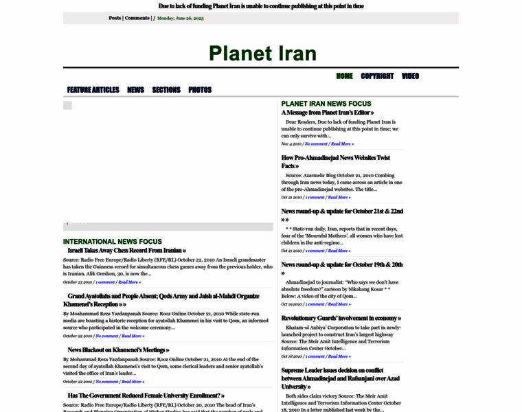 Planet-iran.com thumbnail