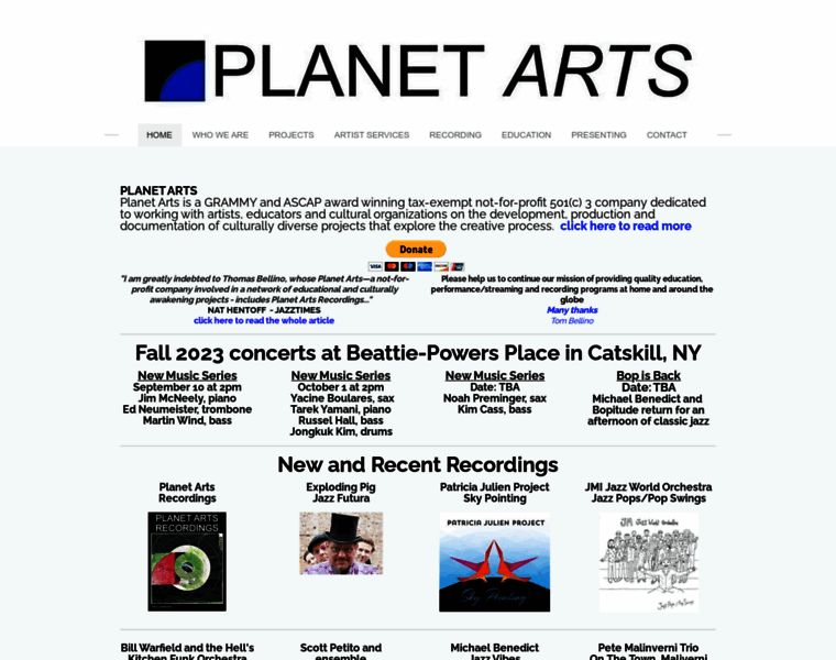 Planetarts.org thumbnail