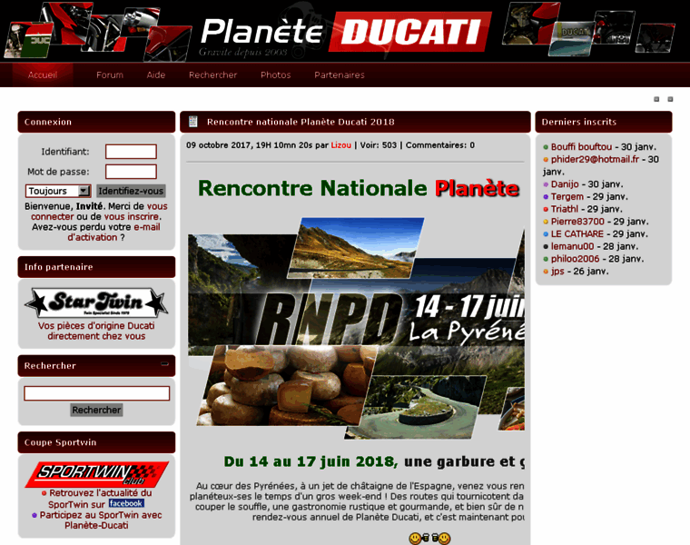 Planete-ducati.com thumbnail