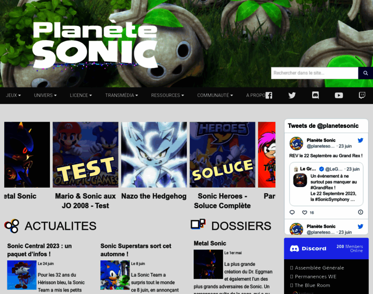 Planete-sonic.com thumbnail