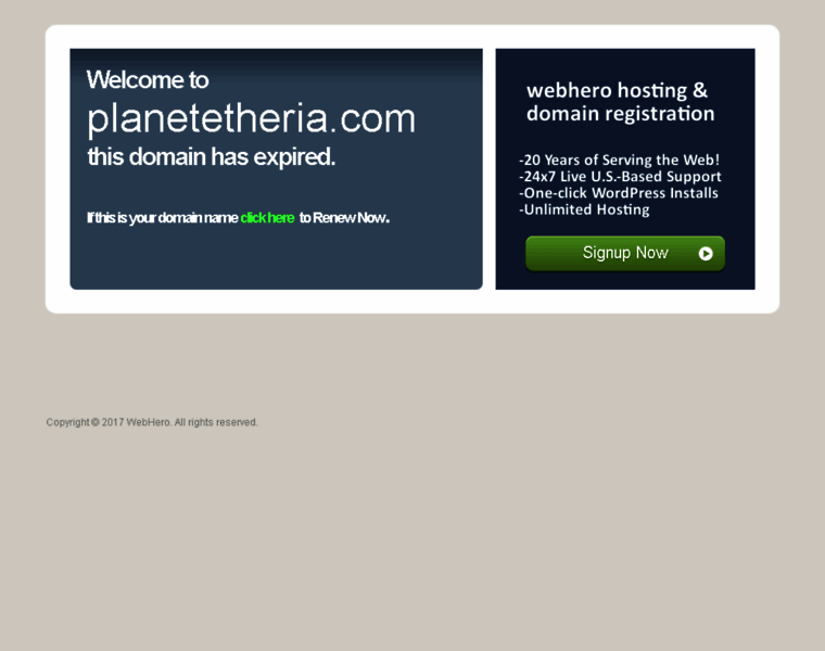 Planetetheria.com thumbnail