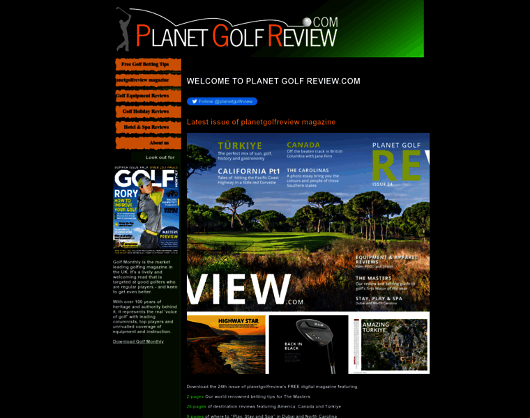 Planetgolfreview.com thumbnail
