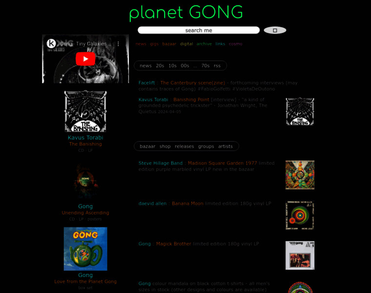 Planetgong.co.uk thumbnail