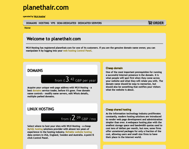 Planethair.net thumbnail