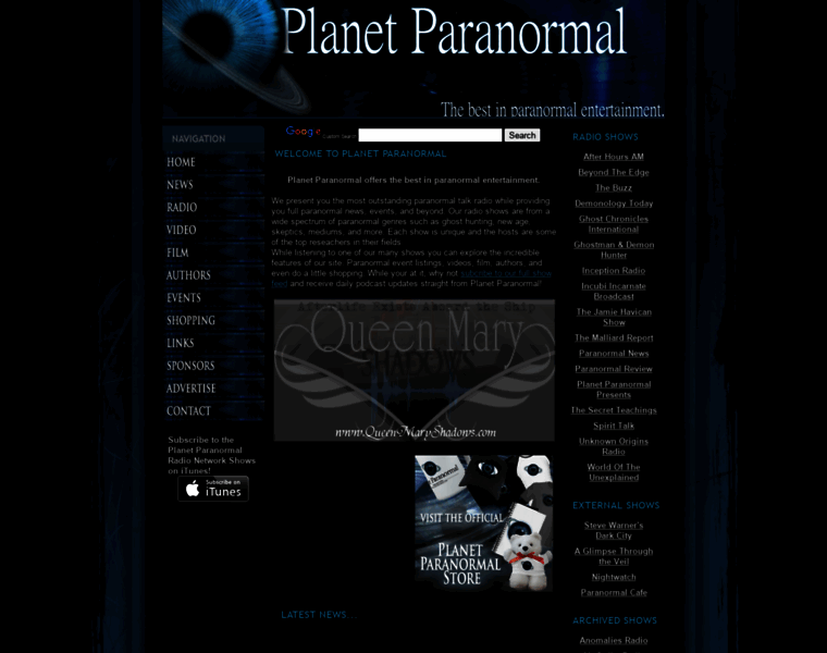 Planetparanormal.com thumbnail