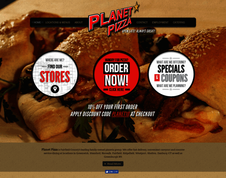 Planetpizza.com thumbnail