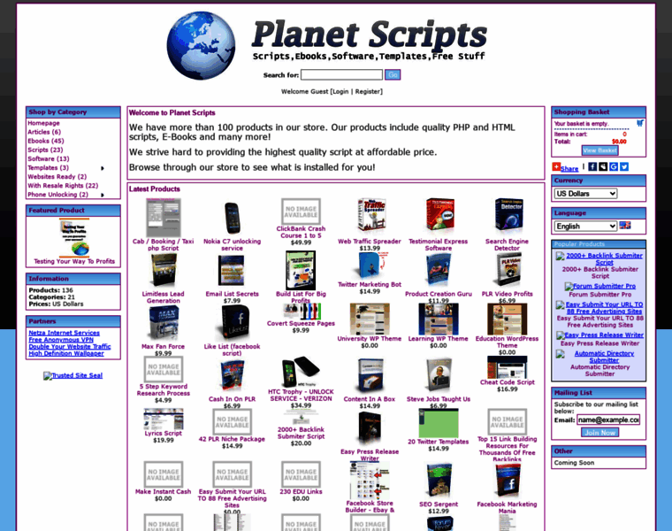 Planetscripts.com thumbnail