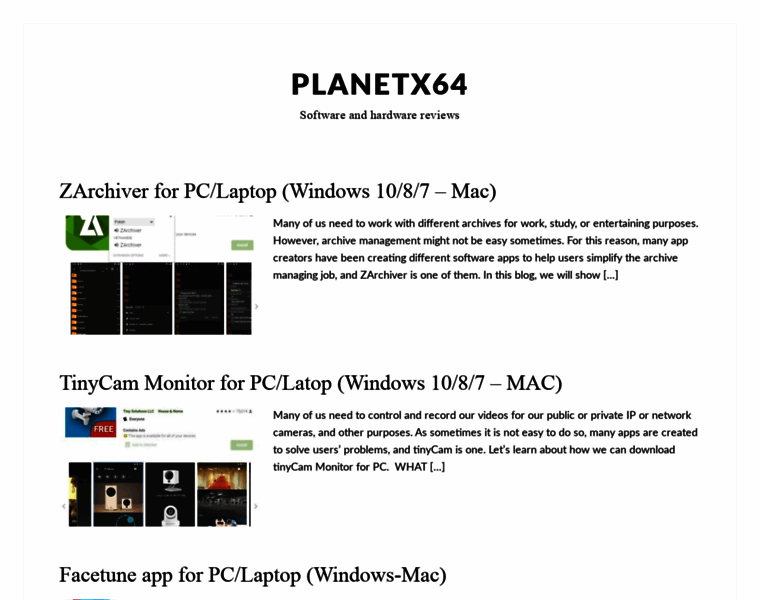 Planetx64.com thumbnail