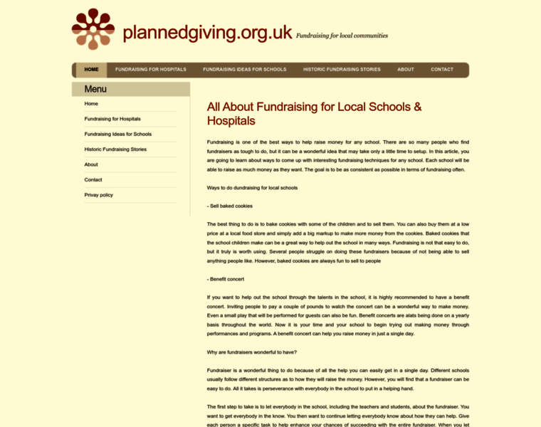 Plannedgiving.org.uk thumbnail