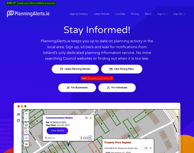 Planningalerts.ie thumbnail