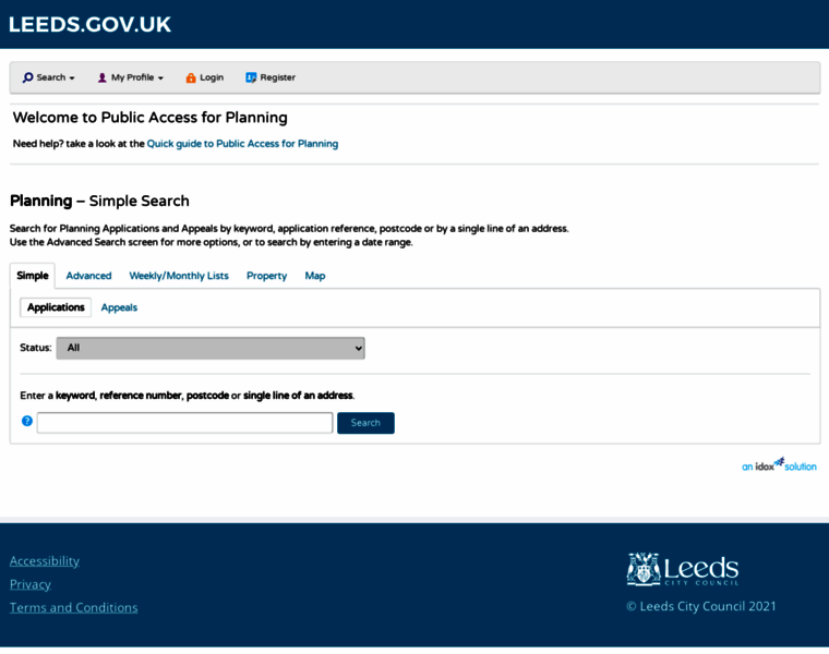 Planningapplications.leeds.gov.uk thumbnail