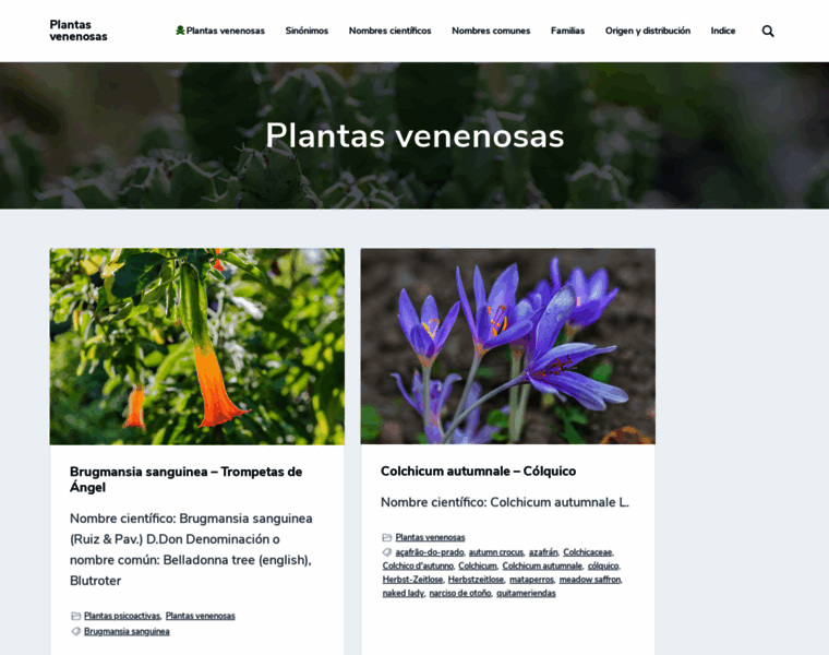 Plantas-venenosas.org thumbnail