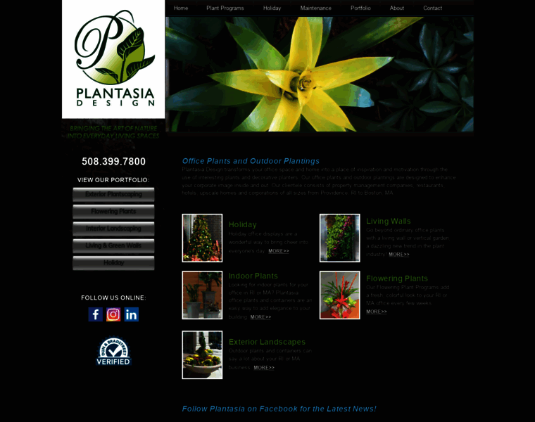 Plantasiadesign.com thumbnail