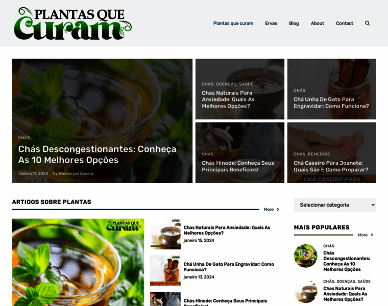 Plantasquecuram.com.br thumbnail
