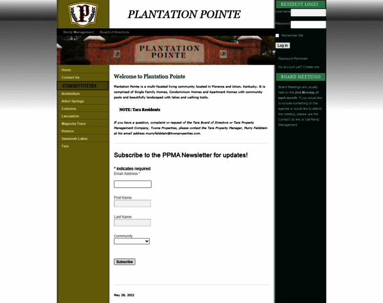 Plantationpointeky.com thumbnail