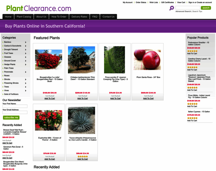 Plantclearance.com thumbnail