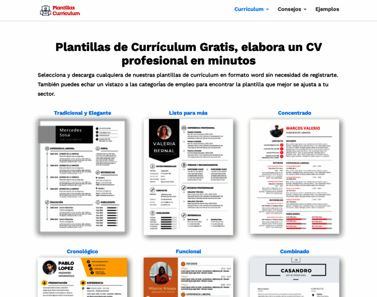 Plantillas-curriculum.com thumbnail