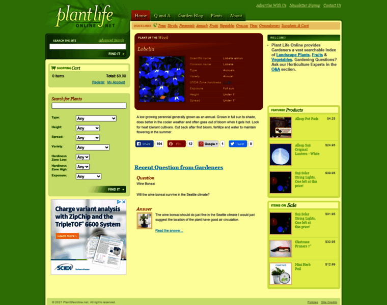 Plantlifeonline.net thumbnail