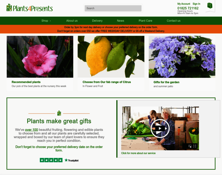 Plants4presents.co.uk thumbnail