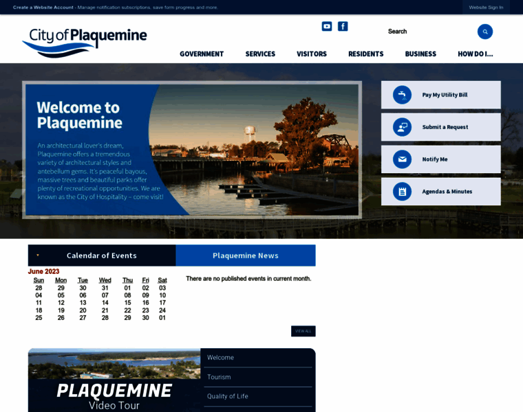 Plaquemine.org thumbnail