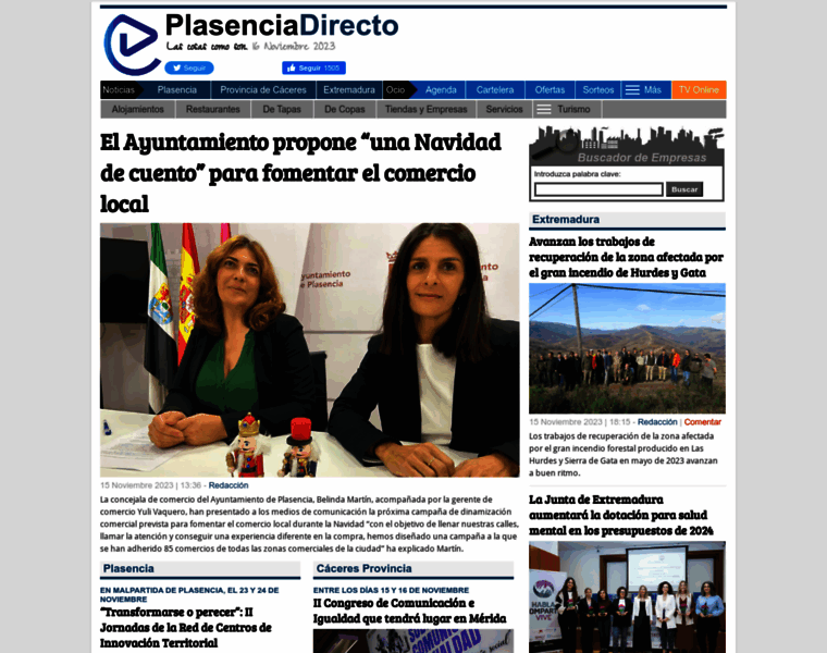 Plasenciadirecto.com thumbnail
