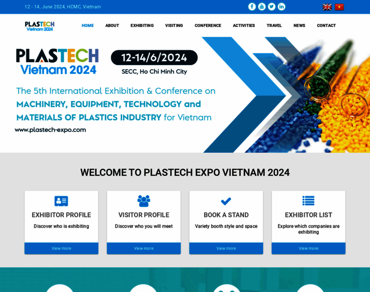 Plastech-expo.com thumbnail