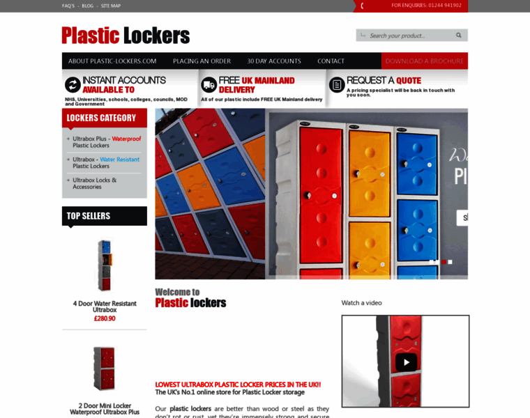 Plastic-lockers.com thumbnail
